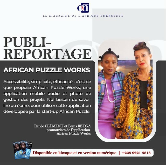 African Puzzle la start-up qui se veut inclusive et se consacre à l'autonomisation des microentreprises en Afrique
